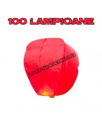 100 Lampioane Zburatoare Rosii