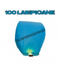 100 Lampioane Zburatoare Albastre