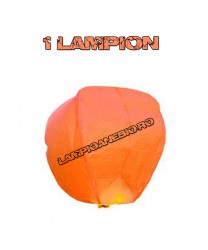 1 Lampion Zburator Portocaliu